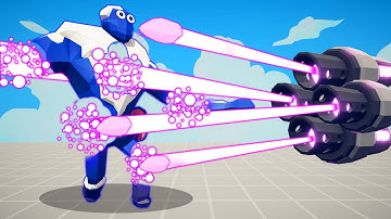 NEON DESTROY GUN MAKE ALL ENEMIES EVAPORATE | TABS - Totally Accurate Battle Simulator