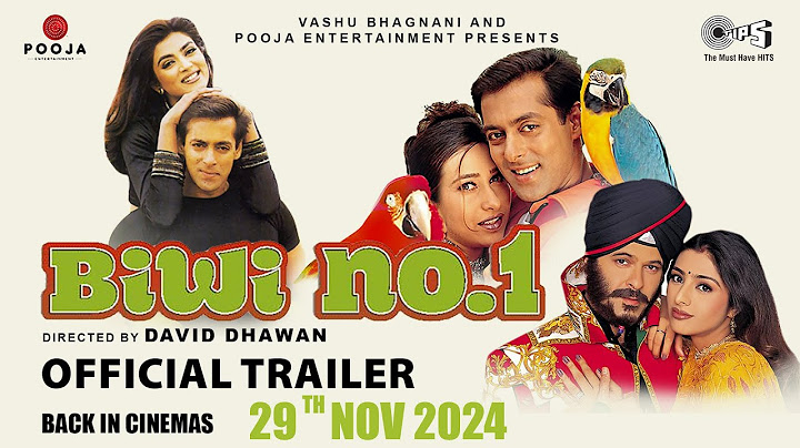 Biwi No.1 | Official Trailer | Salman Khan |Anil Kapoor | Karishma Kapoor | Sushmita Sen | Tabu