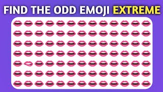 Find the Odd Emoji Out  – Extreme Edition🔍🧠🔥 (50 Ultimate Levels) | Emoji Challenge