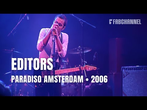 Miniatura del video: Editors - Full Concert | Live at Paradiso Amsterdam 2006