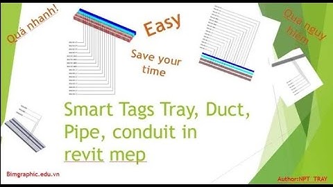 Smart Tag và Bend ống gió, Tray,  Pipework bằng plugin dùng cho Revit mep