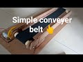 how to make simple conveyer belt with rectifier circuit