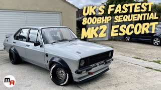 800BHP SEQUENTIAL HONDA S2000 POWERED MK2 FORD ESCORT - UK'S FASTEST MK2 ESCORT
