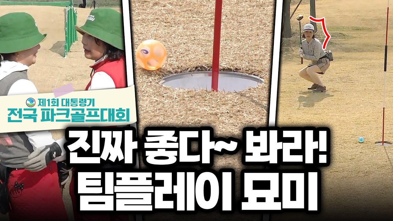 지역의 명예를 건 시니어 향연! 각양각색 플레이｜제1회 대통령기 전국파크골프대회
