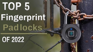 Top 5: BEST Fingerprint Padlocks of 2022 | Smart Padlock, Biometric Thumbprint Keyless Lock