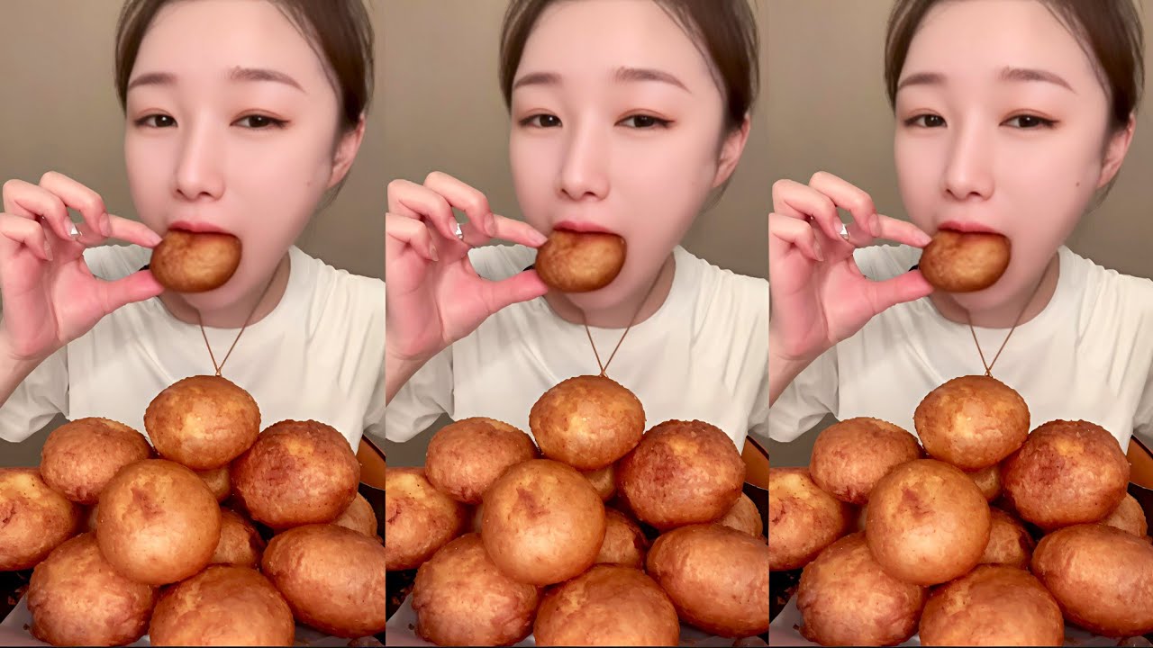 🍰🍯 **SUGAR CAKE MUKBANG! (NO TALKING ASMR) – CRISPY, MELTY & SWEET MEMORIES!** 🎧💛