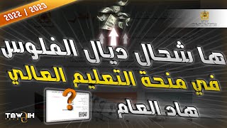 القيمة المالية لمنحة التعليم العالي 2023