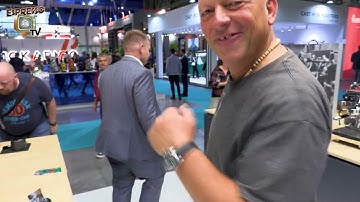 Espresso TV visits HostMilano 2023  - AMG Synchronika limited edition and ECM C Automatik 54 grinder