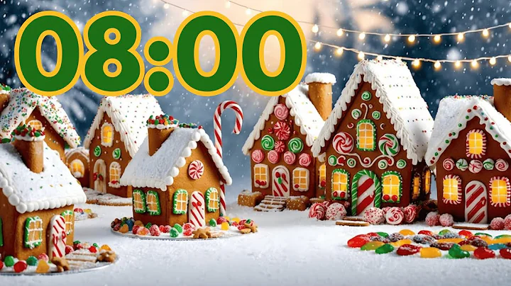 8 Minute Christmas Countdown Timer 🎄 | No Music, Festive Alarm | Holiday Timer"