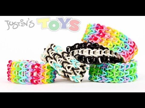 How to Make A All Around Triple Rainbow Loom Bracelet Tutorial