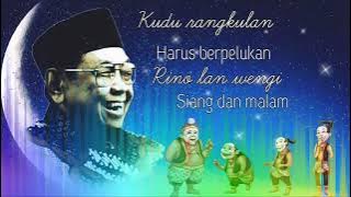 Syi'ir tanpo waton||Gus Dur (lirik dan Arti indo)
