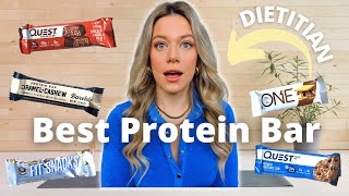 What is the BEST Protein Bar? || Dietitian Taste Tests Protein Bars Part 2 || High Fiber Protein Bar