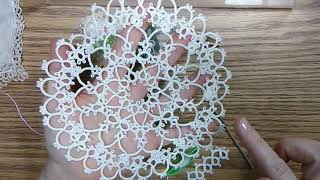 beginner's shuttle tatting - rings and chains - part 1