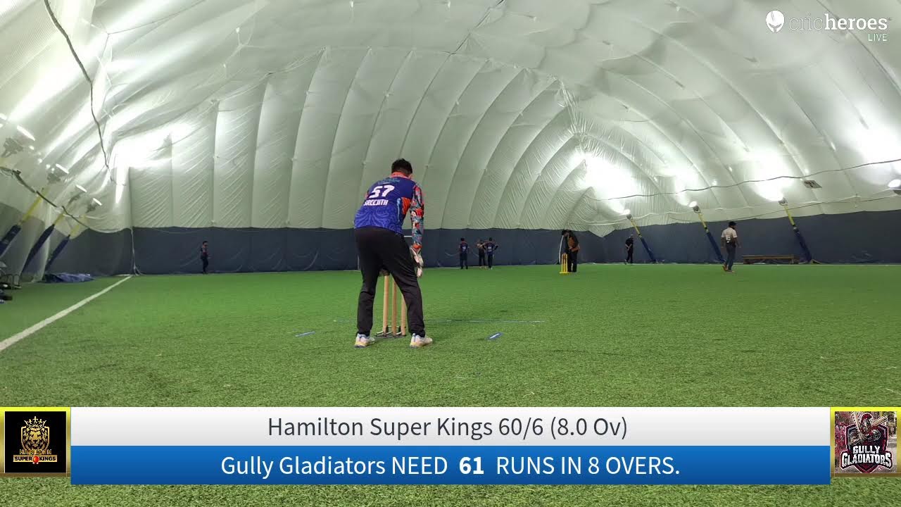 Gully Gladiators vs Hamilton Super Kings live cricket match | HCA Canada HardTennis Tournament Edit