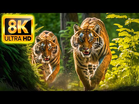 BEAUTIFUL ANIMAL 8K HDR 60FPS Dolby Vision - With Nature Sounds (Colorfully Dynamic)