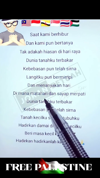 ATUNA TUFULI versi BAHASA INDONESIA โ๏ธ SAVE PALESTINE || FREE PALESTINE || PRAY FOR PALESTINE
