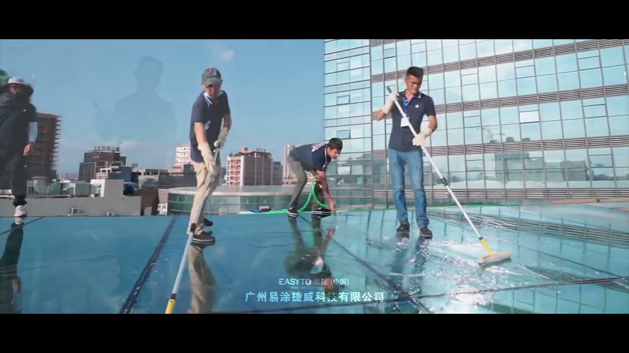 New Application to Building Glass Coating - YouTube