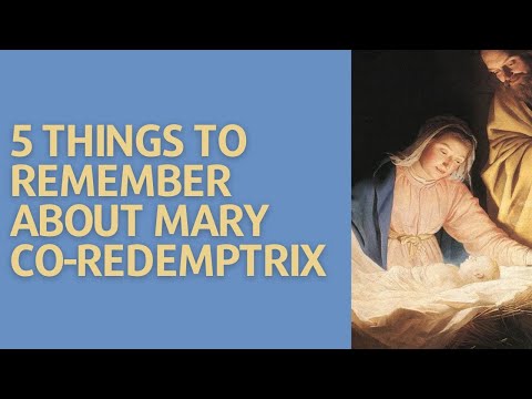 Mary Live with Dr. Mark Miravalle: 5 Things to Remember About Mary Co-Redemptrix