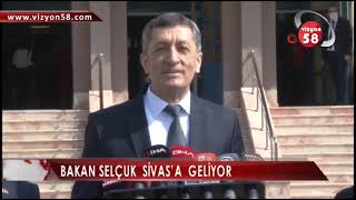 Bakan Selçuk Si̇vasa Geli̇yor