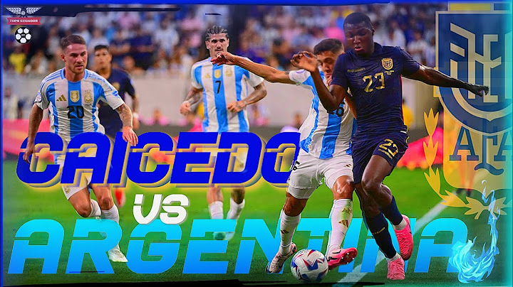 1-1 Moises Caicedo vs Argentina | CUARTOS DE FINAL COPA AMERICA- El Día que BAILAMOS  a ARGENTINA