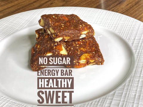 Energy Bar Recipe | No Sugar Healthy Sweet