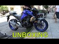 unboxing blue 2020 YAMAHA MT-03