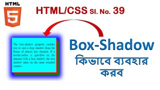 Box Shadow property in CSS || CSS Box-Shadow Tutorial in Bengali ||  CSS / HTML Bengali Tutorial