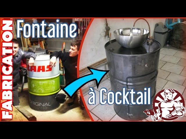 Fontaine à cocktail - Fabrication - avec Thomas 