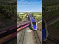 6 Trains Cross at the Same Time! 😱🚆 #railtrack #train #railway #highspeedtrain #keretaapi
