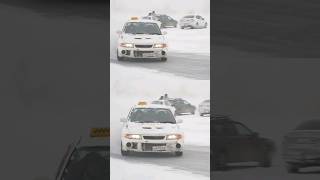 rally sprint mitsubishi evo 6 vs mazda 323 gtx top #rally #winter #evo #evo6 #mazda323 #turbo