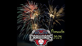 Hickory Crawdads Fireworks 2025