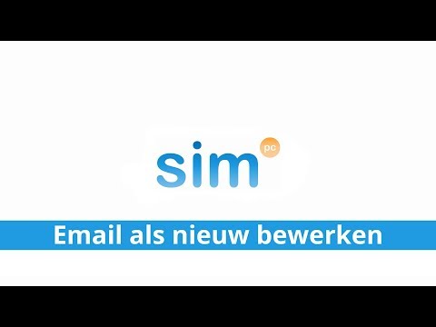 Email als nieuw bewerken | SimPC Webmail
