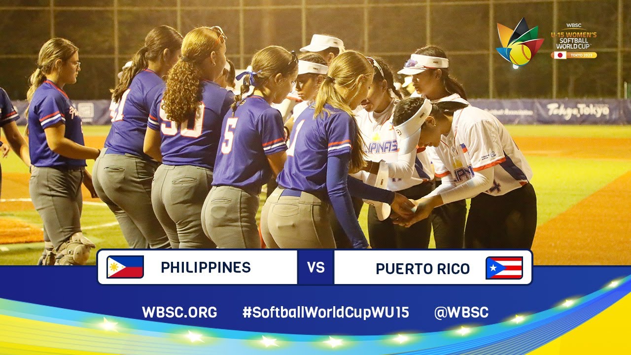 Highlights - Game 22 - Philippines vs Puerto Rico - 2023 U-15 Women's Softball World Cup
