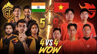 DSG (GODLIKE) VS TEAM FLASH 🇻🇳 4v4 INSANE SHOWDOWN! 🇮🇳 | PUBG Esports