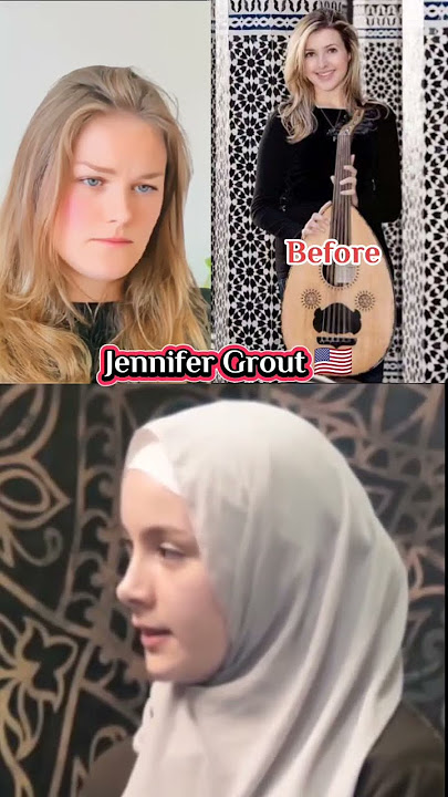 Jennifer Grout  American singers  accepted to Islam now she is Muslim alhumdulillah
