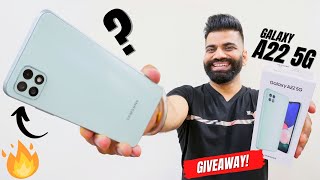 Samsung Galaxy A22 5G Unboxing & First Look | Dimensity 700 | 11 5G Bands | 90Hz FHD+