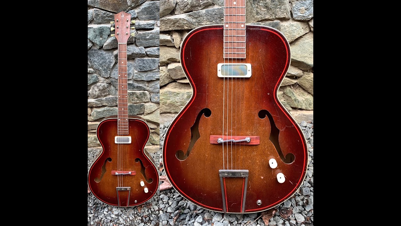 1947 Kay K36 Archtop Guitar - YouTube