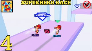 SUPERHERO RACE ALL LEVEL 43-55(ANDROID,IOS)OFFLINE GAME - BEST RACING SUPERHERO GAME GAMEPLAY #4 screenshot 5