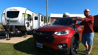 Towing with a Traverse (Chevy Traverse RS + Flagstaff EPro E20BHS)