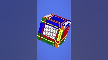 The superflip pattern on the 19x19 rubikscube🧩
