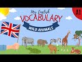 Wild Animals Vocabulary English ESL Lesson Mp3 Song