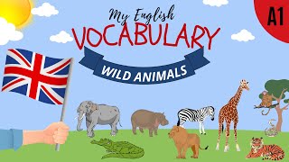 Wild Animals Vocabulary English ESL Lesson