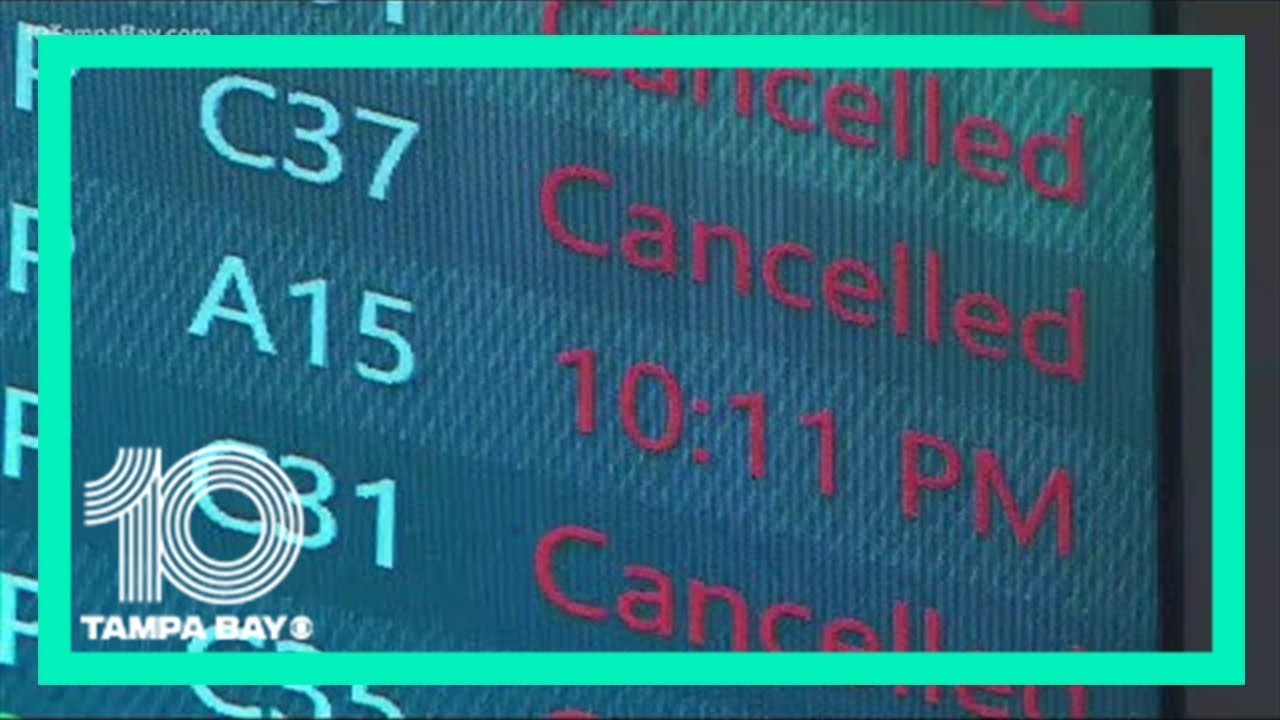 Travelers at TPA hit with delays, cancellations