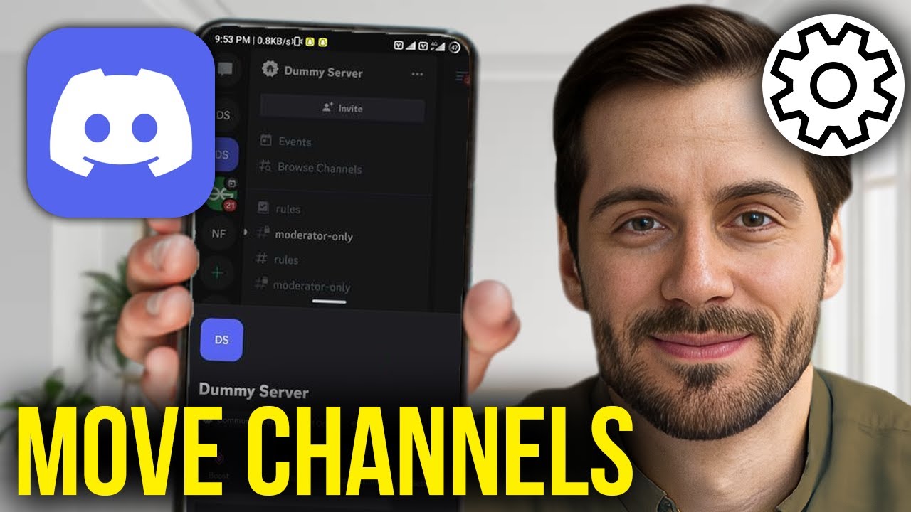 How To Move Channels and Categories on Discord Mobile - YouTube