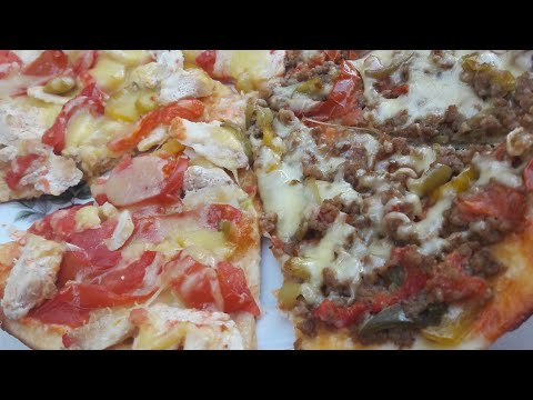 Video: Hisə Verilmiş ətli Və şirin Bibərli Pizza