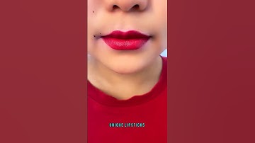 trying red water proof lipstick 💄 #shorts #shortvideo #lipstick #makeup #beauty #asmr