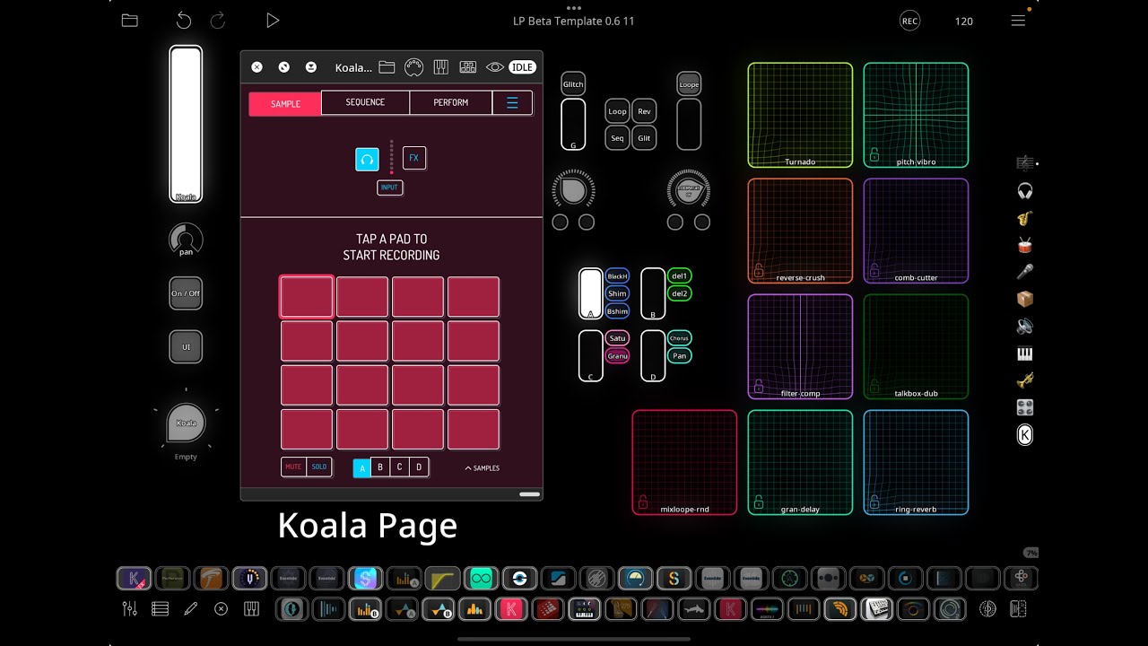 Koala inside Loopy Pro Template - Preview - YouTube