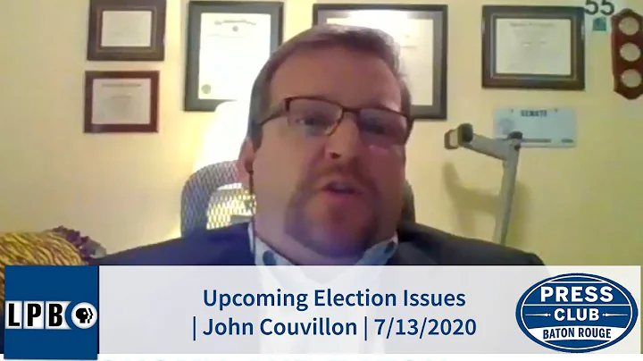 Election Issues | John Couvillon | Press Club | 7/...