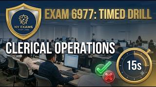 NYC Clerical Associate Exam No. 6977 | Timed Practice Test (Clerical Operations)