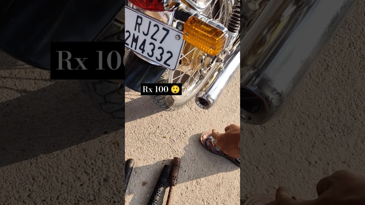 Best muffler for rx 100 🤯